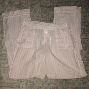 Pink/White stripe PJ pants